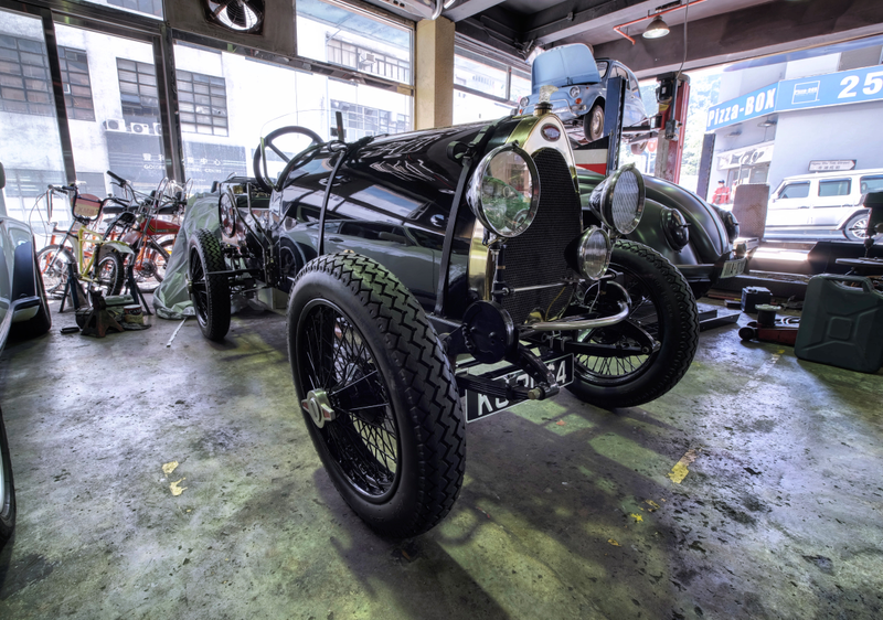 This 1923 Bugatti Brescia started out life racing in the U.K., having first been registered in 1924, and remaining on the racing circuit until 1936. It wasn’t until the 1990s that it was rebuilt with a new body, and now it sits in nearly mint condition. Photo: Michael Tracy